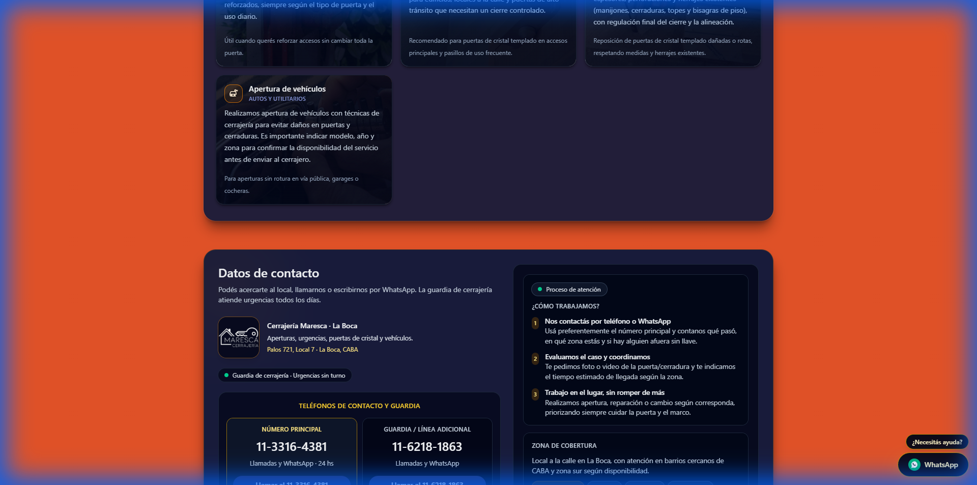 Cerrajería Maresca – captura 2