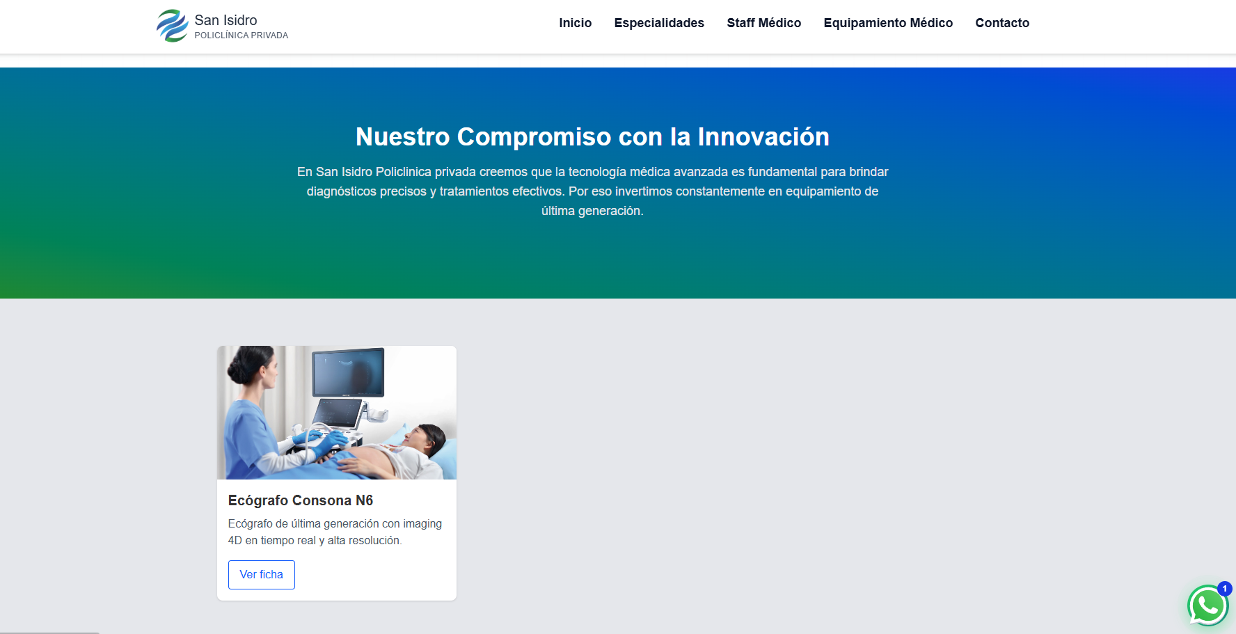 Captura del proyecto San Isidro Policlínica Privada - 3