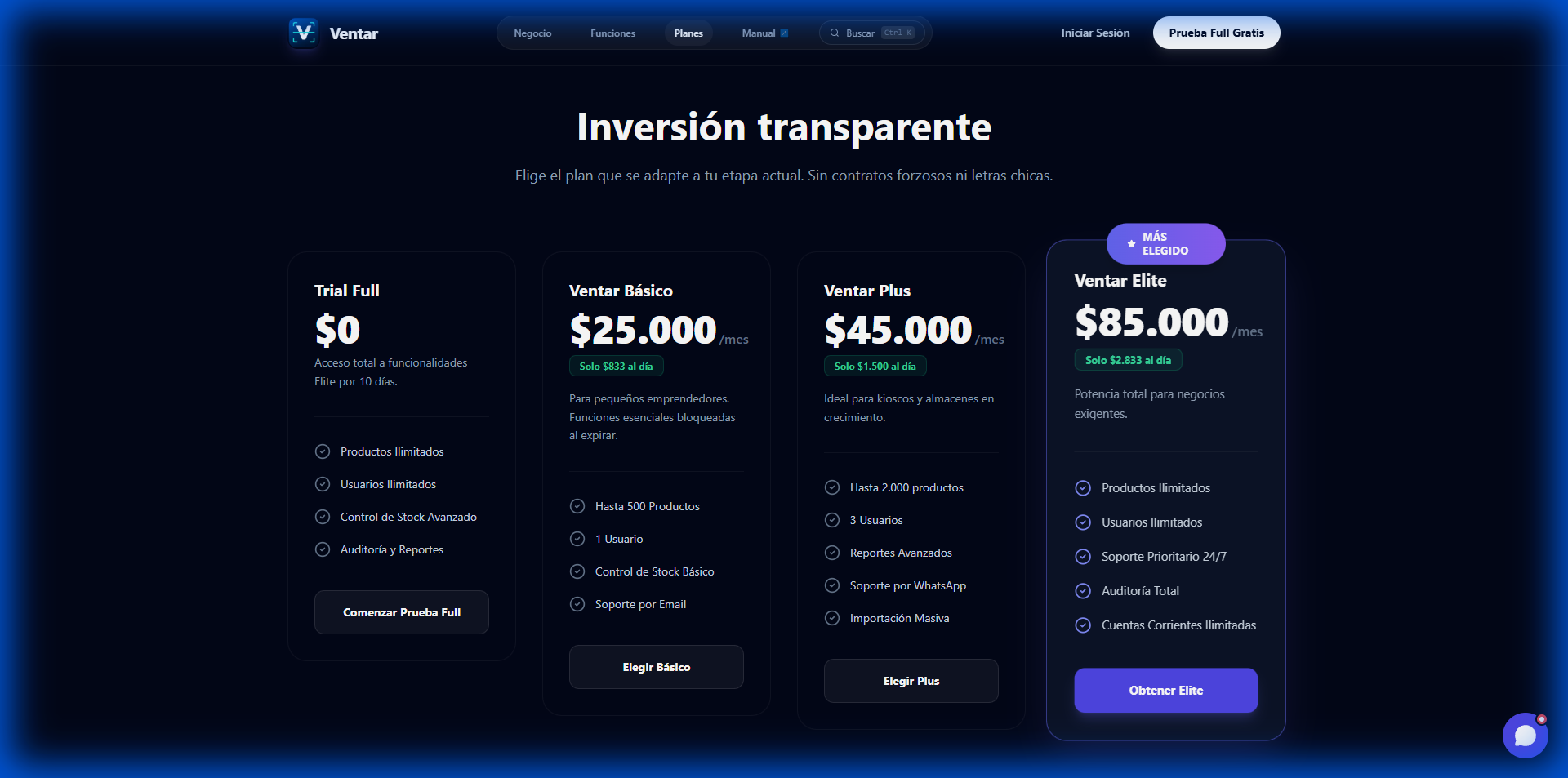 Ventar – captura 2